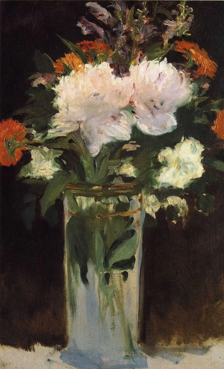 Roses and Lilacs - Édouard Manet