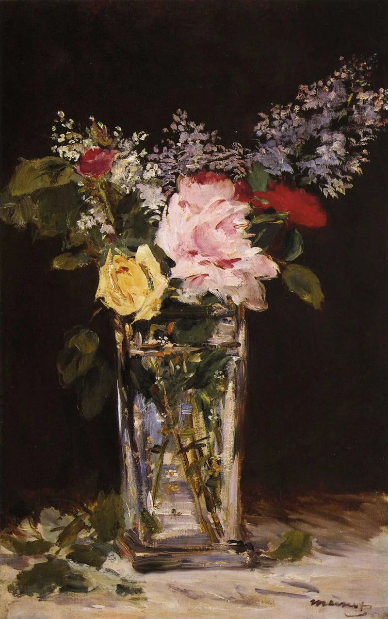 Roses and Lilacs - Édouard Manet