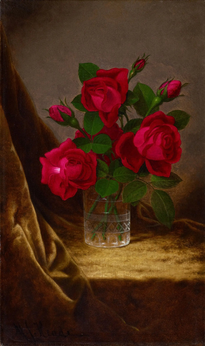 Jacqueminot Roses - Martin Johnson Heade