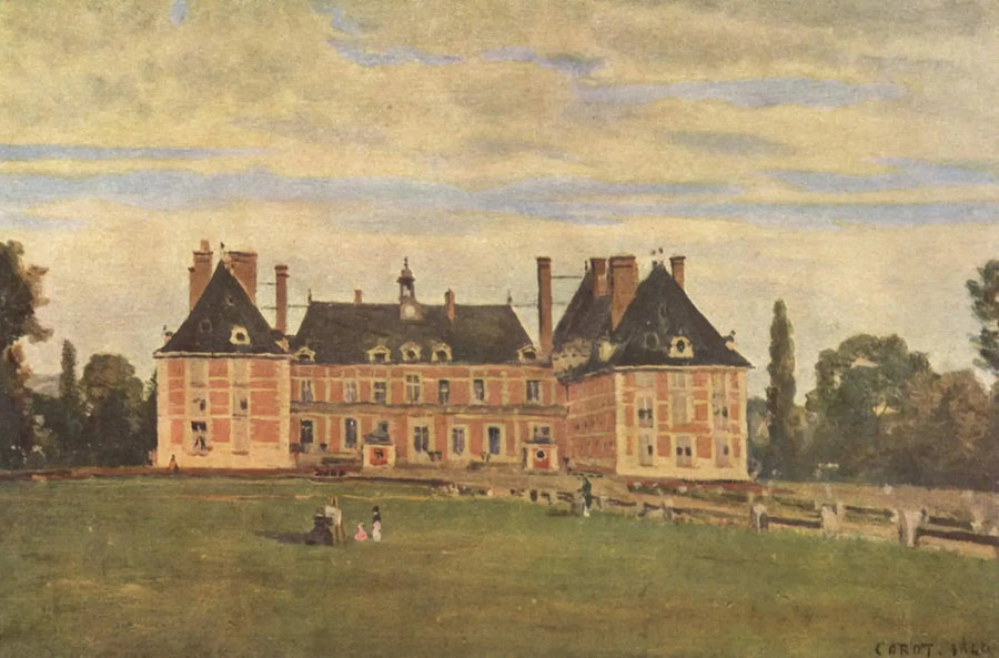 Rosny (Yvelines). The castle of the Duchess of Berry - Jean-Baptiste Camille Corot