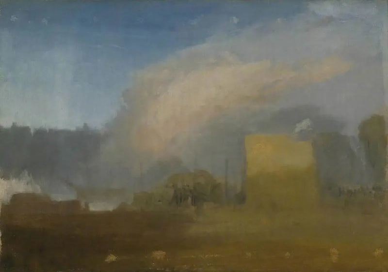 Rouen: The Left Bank, with Shipping Beyond - J. M. W. Turner
