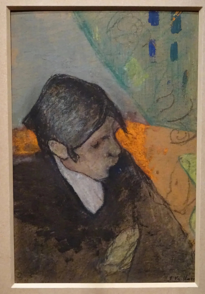 Roussel with the black wick - Édouard Vuillard
