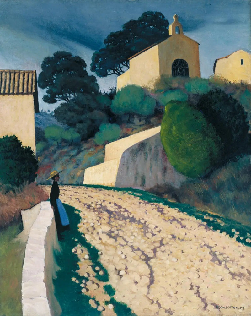Route à Saint Paul (Var) - Félix Vallotton