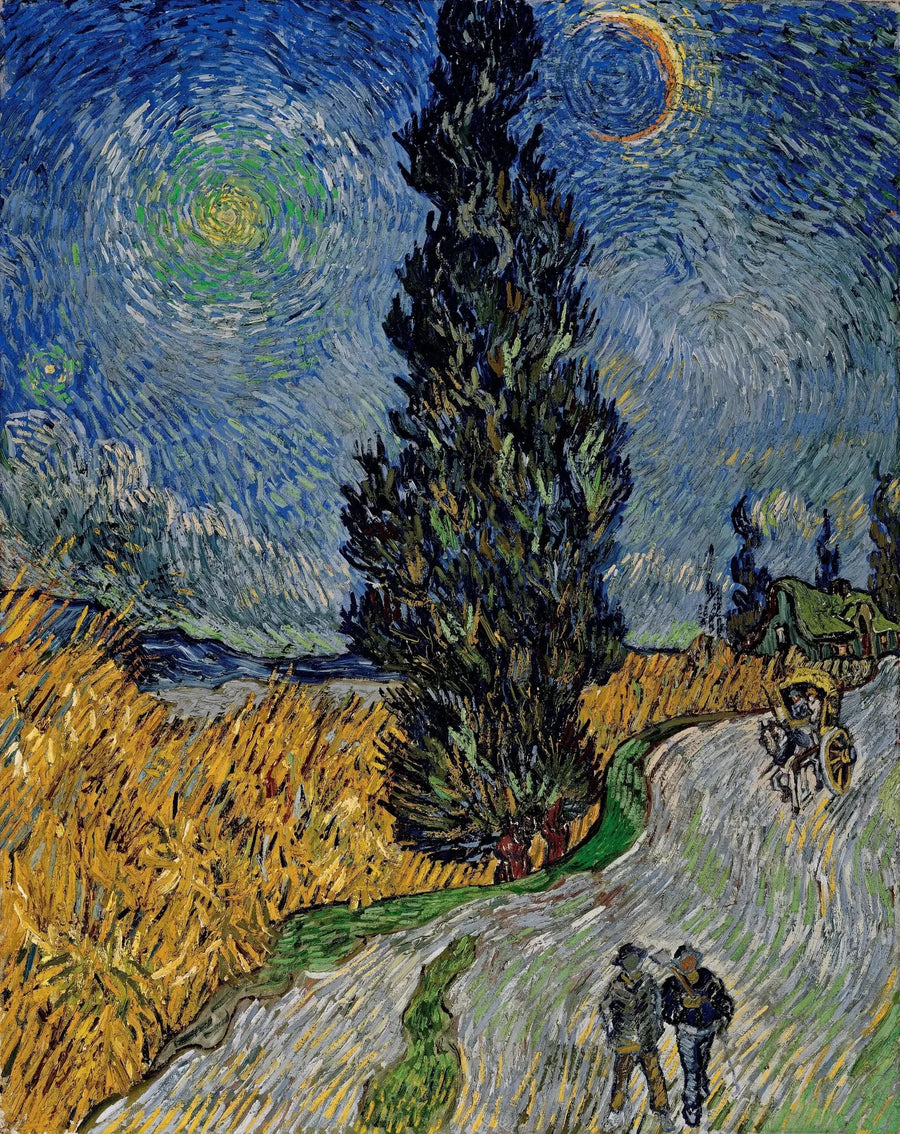Road with a Cypress and a Star - Vincent van Gogh