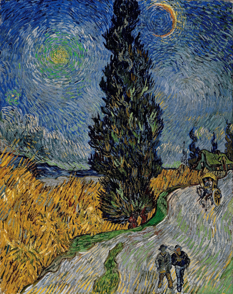 Road with a Cypress and a Star - Vincent van Gogh