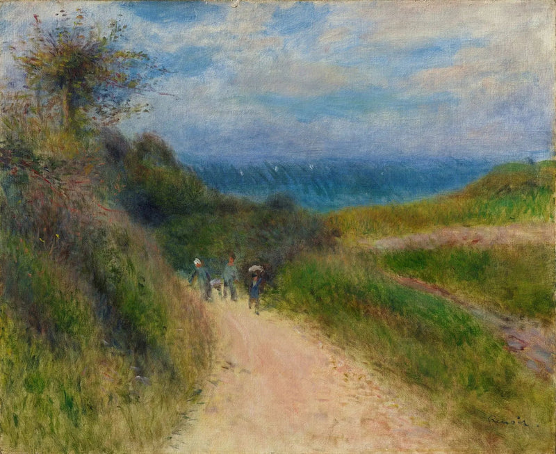 Road to Berneval - Pierre-Auguste Renoir