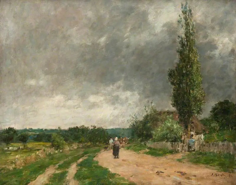 Road to Deauville - Eugène Boudin