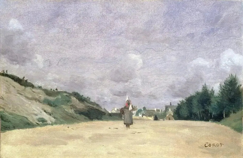 Route in Normandy - Jean-Baptiste Camille Corot