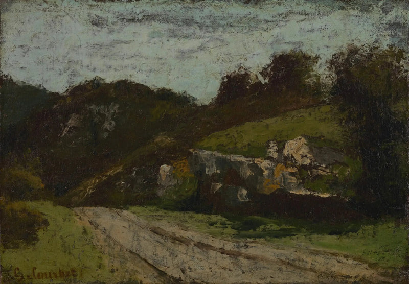 Sunny Road - Gustave Courbet