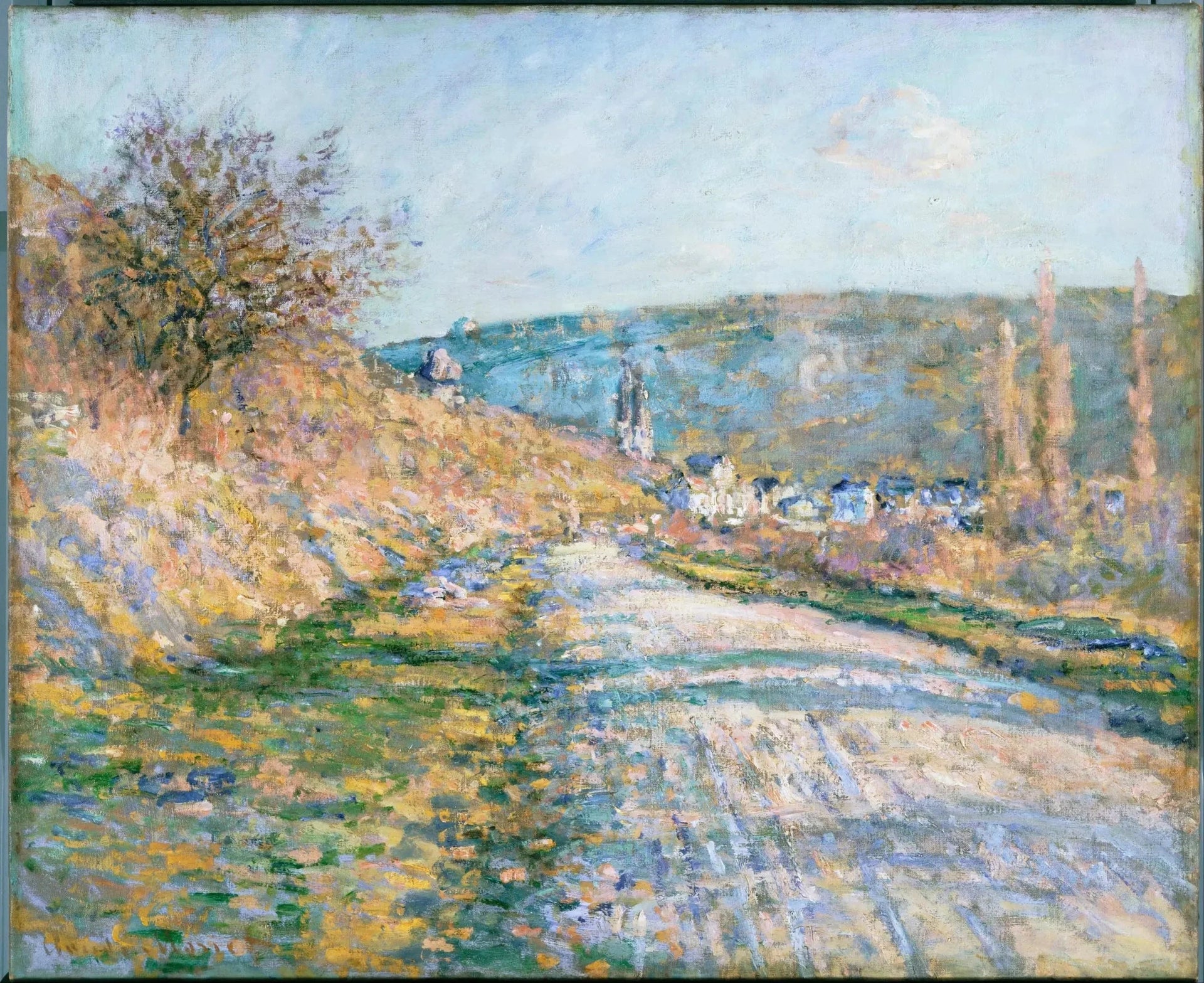 La Route de Vétheuil W581 par Claude Monet, Phillips Collection