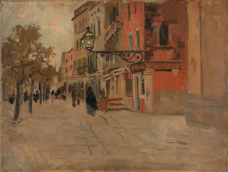 Street in Venice - Frits Thaulow
