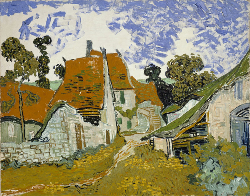Street in Auvers-sur-Oise - Vincent van Gogh