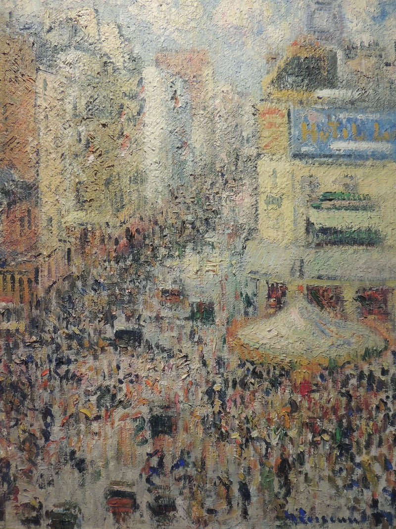 Rue Clignancourt in Paris, July 14, 1926 - Gustave Loiseau