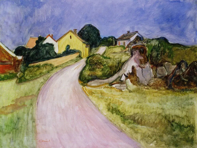Åsgårdstrand Street - Edvard Munch