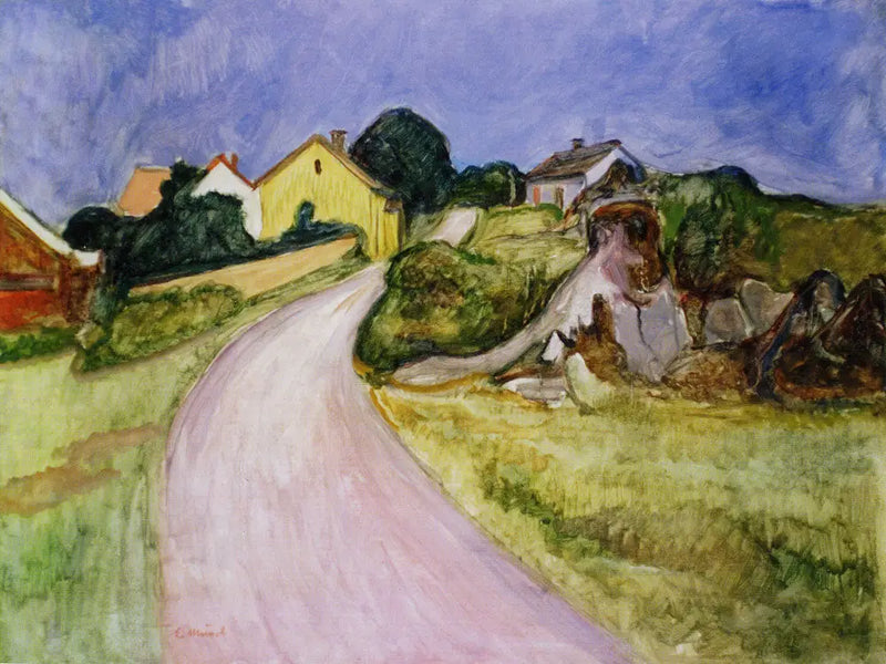 Åsgårdstrand Street - Edvard Munch