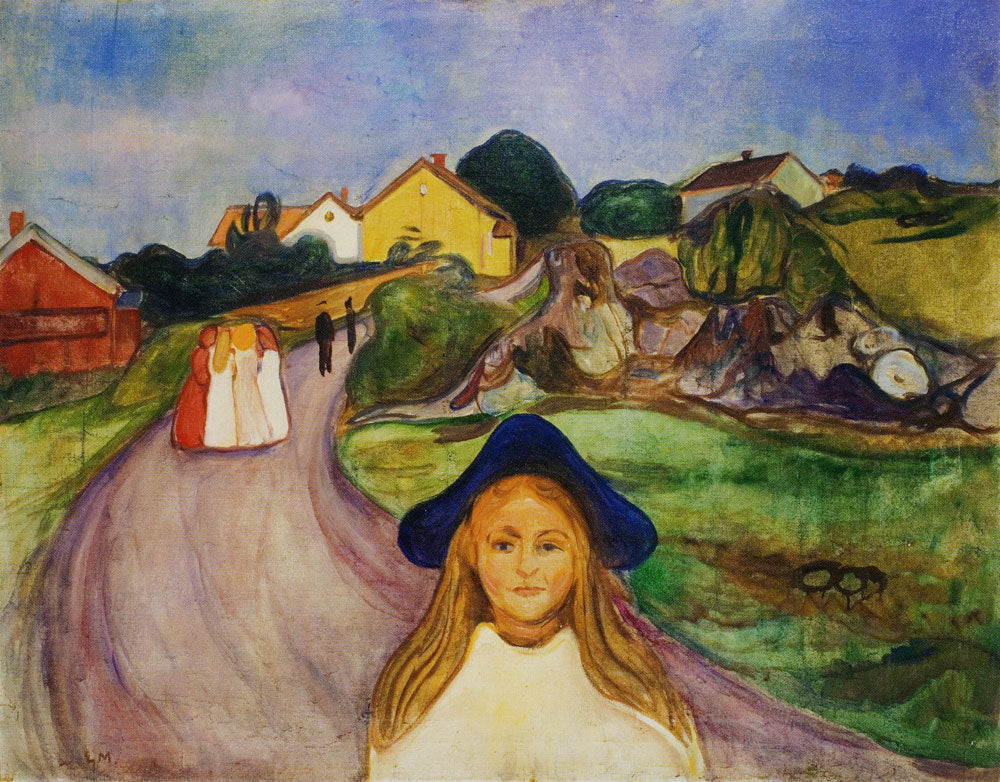 Åsgårdstrand Street - Edvard Munch