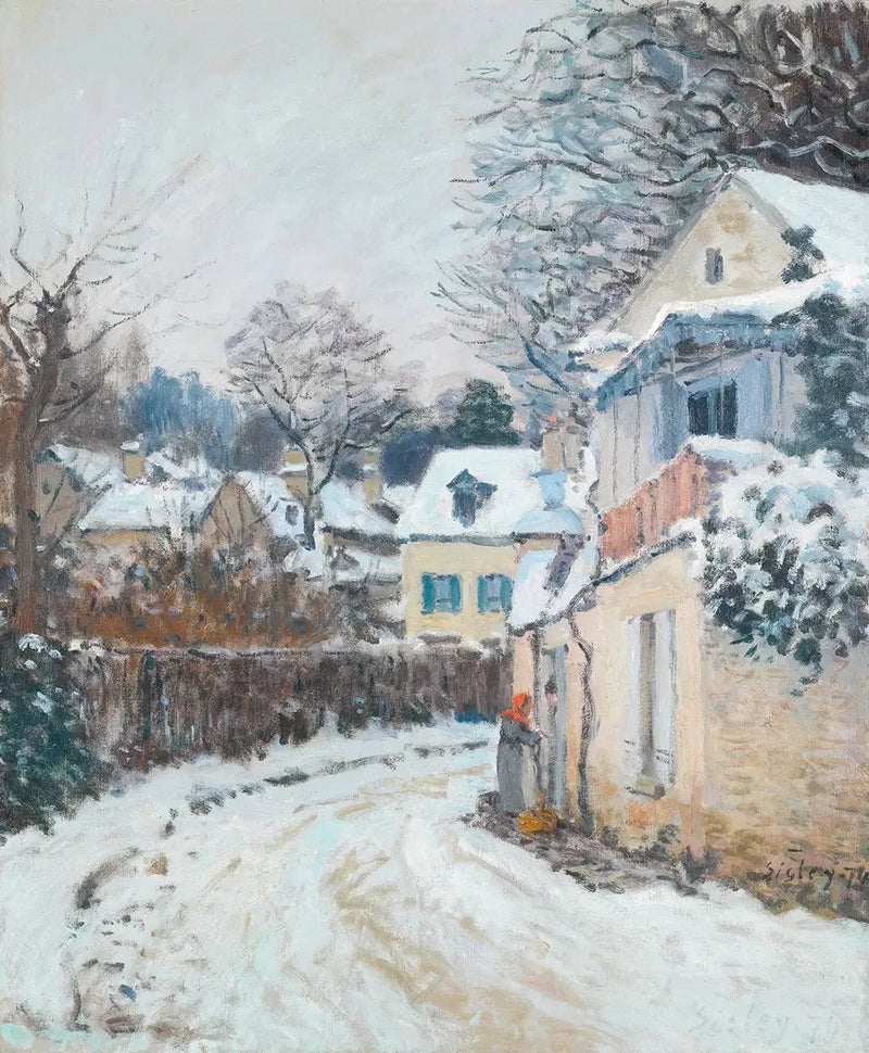 Princess Street, Winter - Alfred Sisley