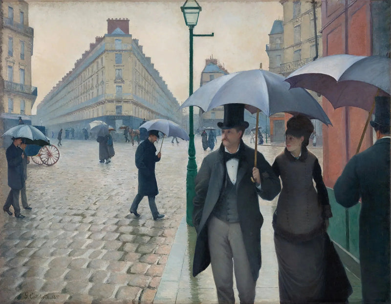 Street in Paris, Rainy Weather - Gustave Caillebotte