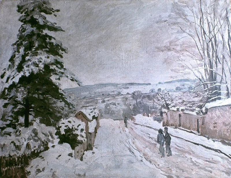 Street of the Flying Heart in Louveciennes - Alfred Sisley