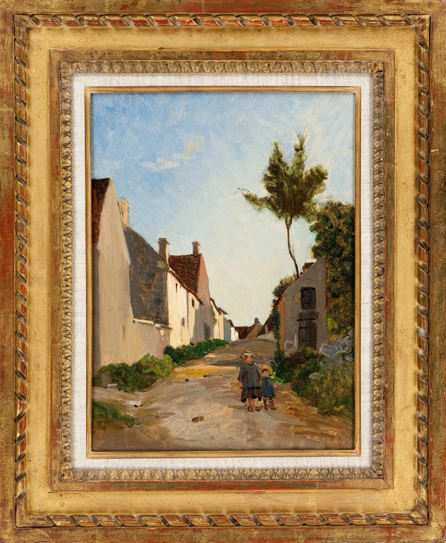 Village Street, Chailly - Frédéric Bazille