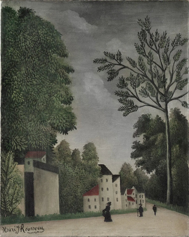 Village Street - Henri Rousseau