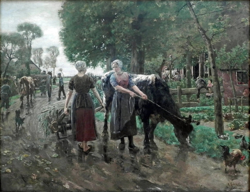 Dutch Village Street - Max Liebermann