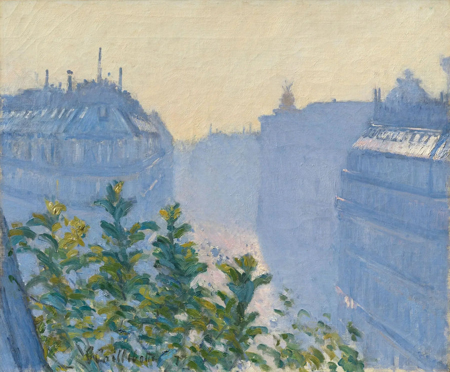 Rue Halévy, view from a balcony - Gustave Caillebotte