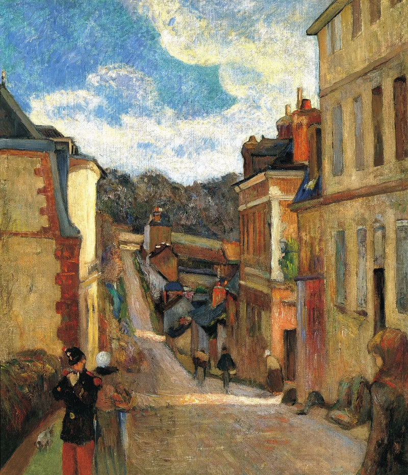 Rue Jouvenet in Rouen - Paul Gauguin