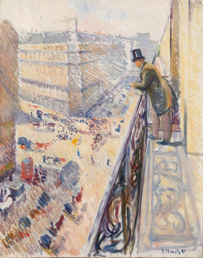 Lafayette Street - Edvard Munch