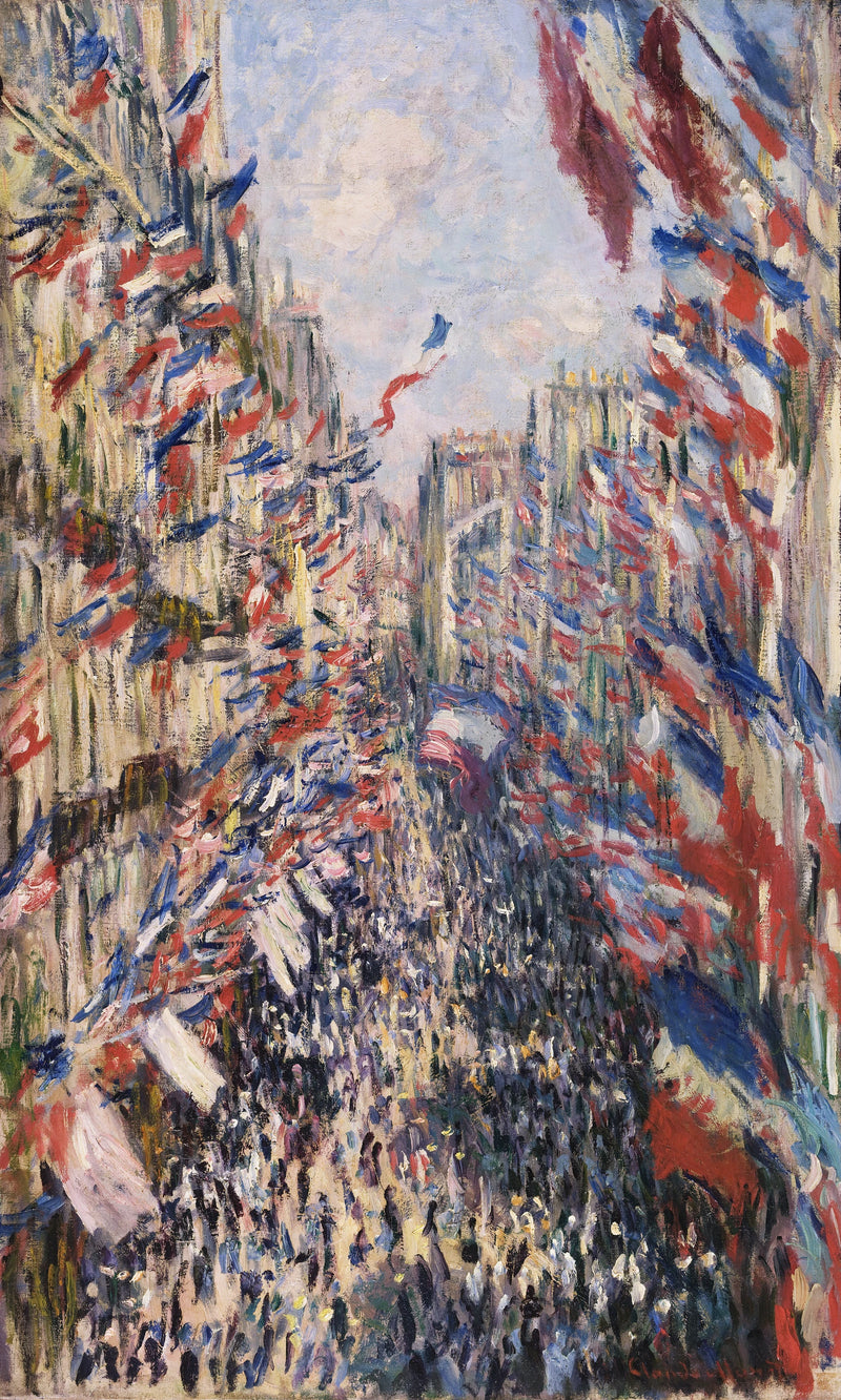 Rue Montorgueil, celebration of June 30, 1878 W469 - Claude Monet