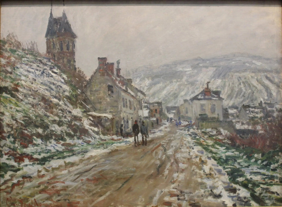Village Street, Vétheuil. - Claude Monet