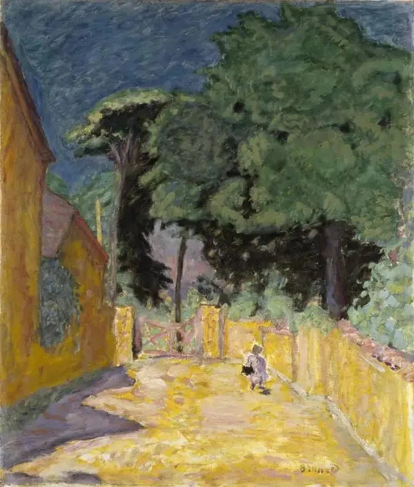 Alley in Vernonnet [Alley in Vernonnet] - Pierre Bonnard
