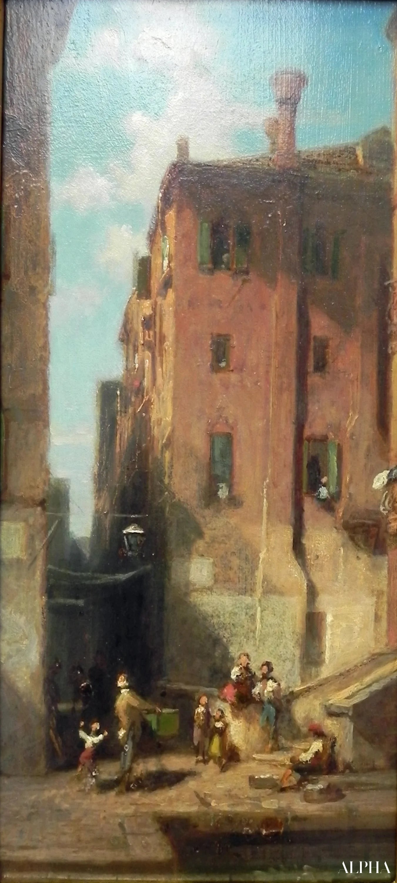 Rues à Venise - Carl Spitzweg - Reproductions de tableaux et peintures haut de gamme