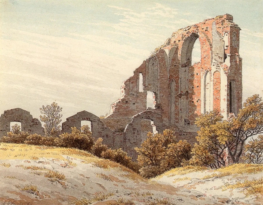 ruins of the Abbey of Eldena - Caspar David Friedrich