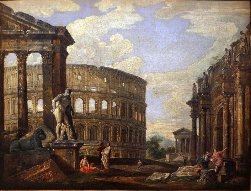 Ruins of Ancient Rome - Giovanni Paolo Panini