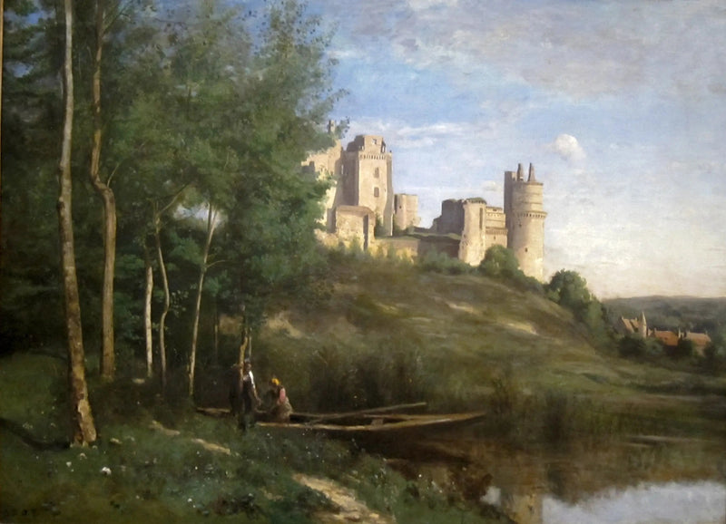 Ruins of Pierrefonds Castle - Jean-Baptiste Camille Corot