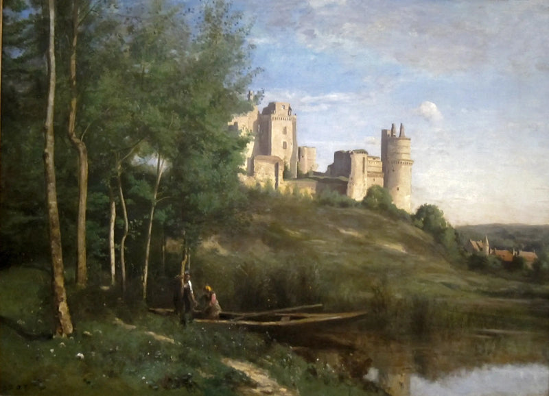 Ruins of Pierrefonds Castle - Jean-Baptiste Camille Corot