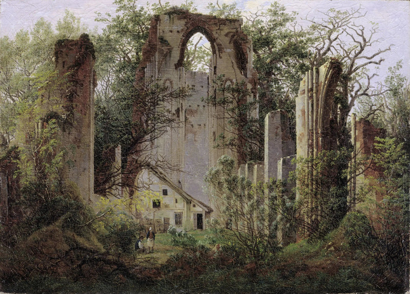 ruins of the Eldena Monastery, near Greifswald - Caspar David Friedrich