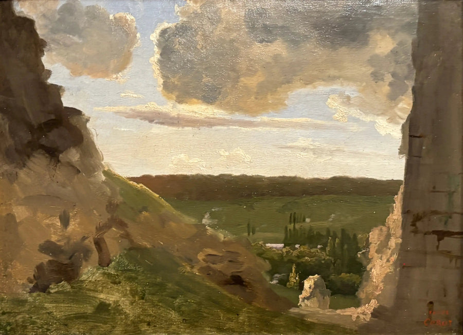 Medieval Ruins - Jean-Baptiste Camille Corot