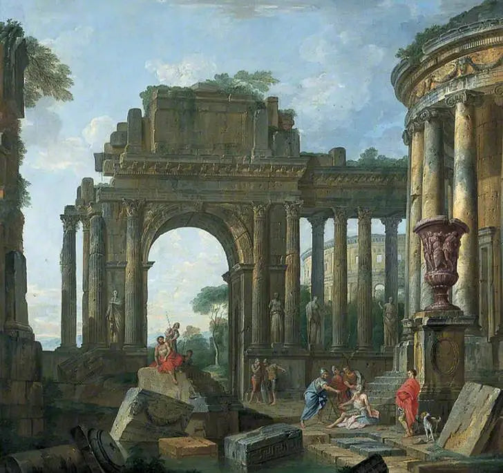 Roman Ruins - Giovanni Paolo Panini