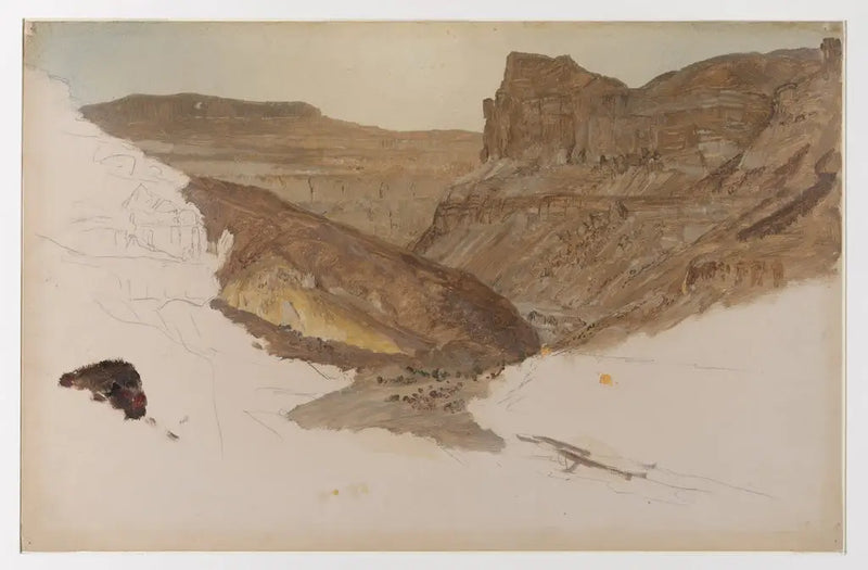 Mountain Stream, Yemen Valley, Palestine - Frederic Edwin Church
