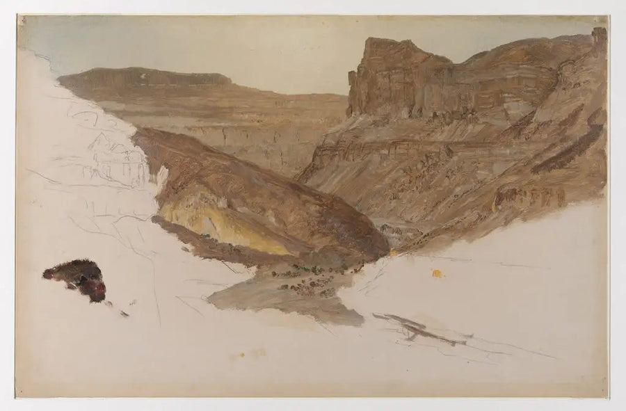 Mountain Stream, Yemen Valley, Palestine - Frederic Edwin Church