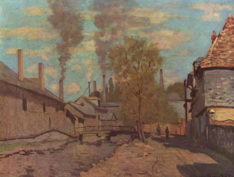 The Robec Stream - Claude Monet