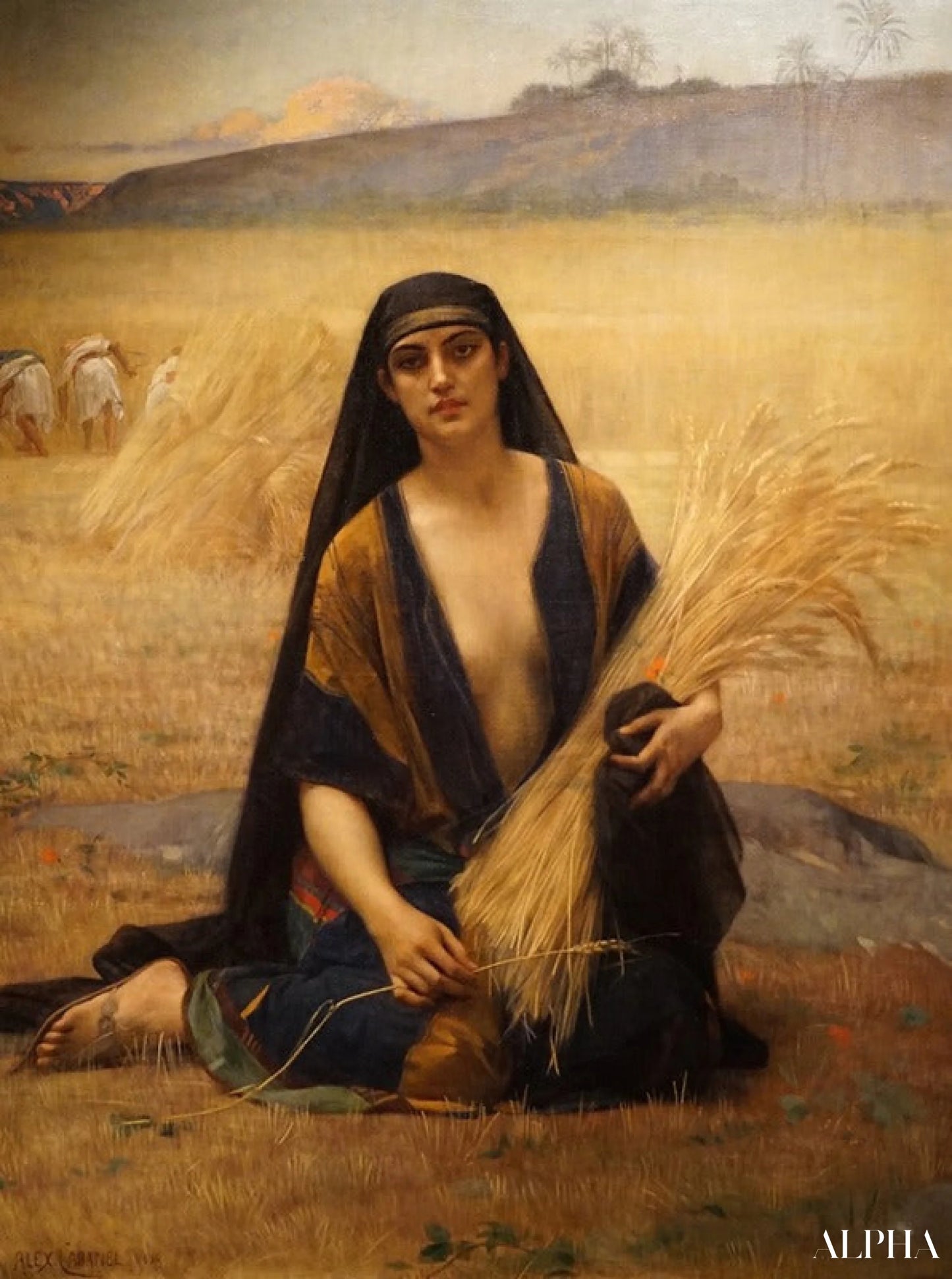 Ruth glanant - Alexandre Cabanel Reproductions of paintings in oil paint