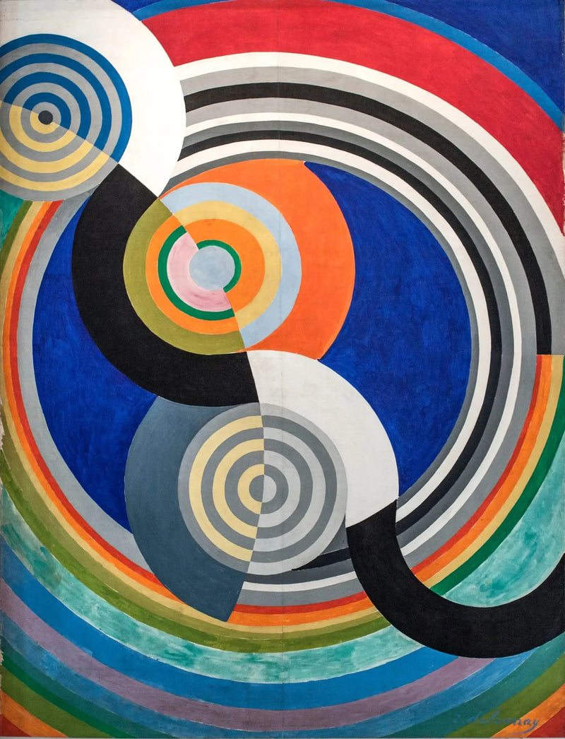 Rhythm No. 2, decoration for the Tuileries salon - Robert Delaunay