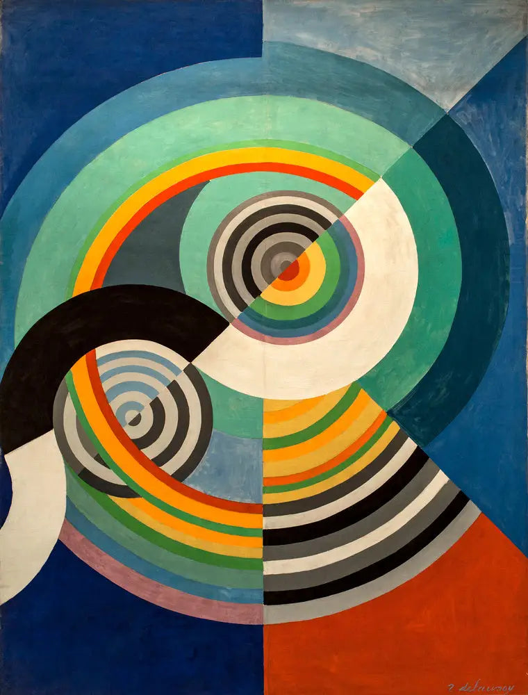 Rhythm No. 3, decoration for the Tuileries salon - Robert Delaunay