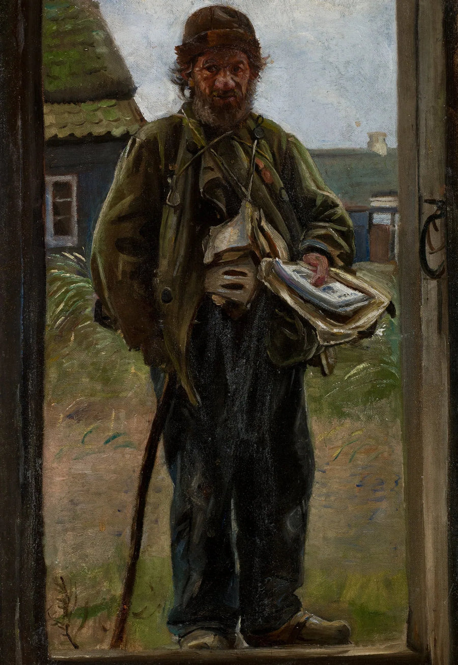 Søren Bondhagen sells ballads. -Michael Peter Ancher