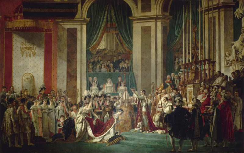 Coronation of Emperor Napoleon I and Empress Joséphine - Jacques-Louis David