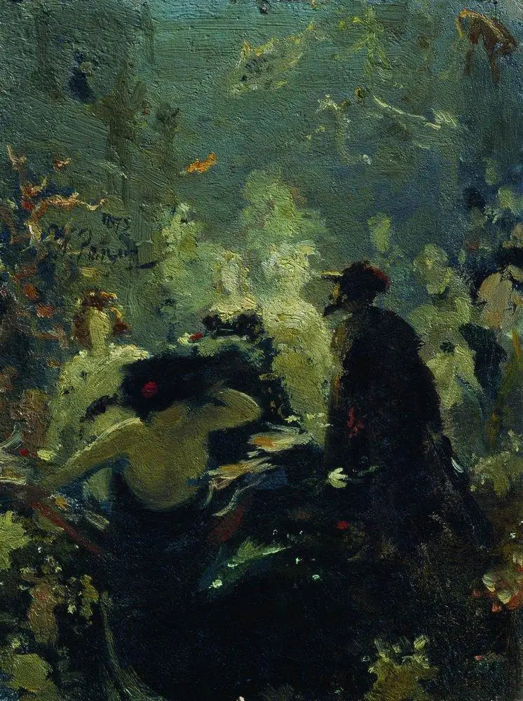 Sadko in the Underwater Kingdom. - Ilya Repin
