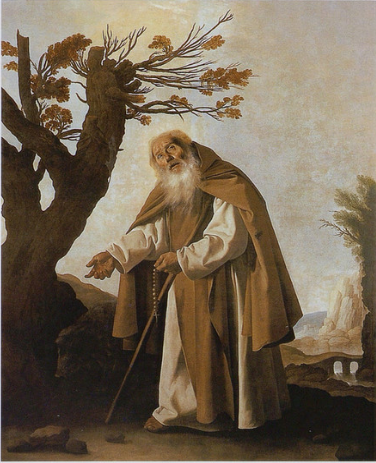 Saint Antoine Abbé - Francisco de Zurbarán